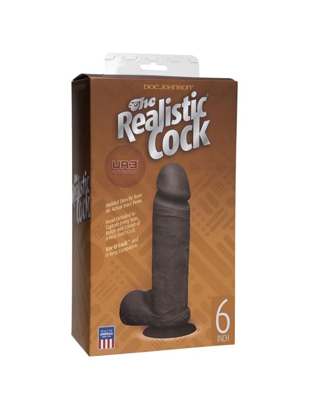 Реалистичный фаллоимитатор The Realistic Cock ULTRASKYN 6” (17,3 см)