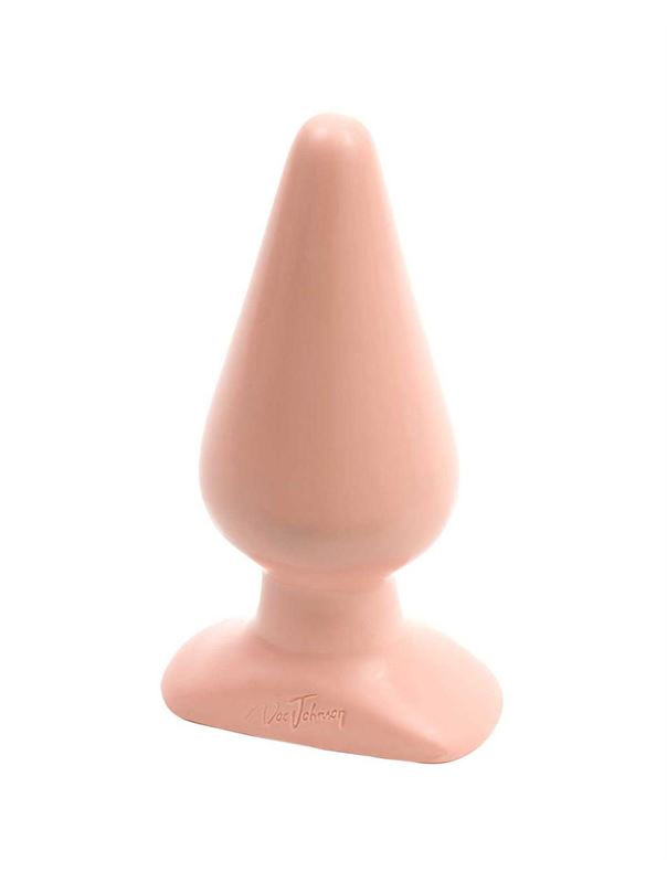 Анальная пробка телесного цвета Butt Plugs Smooth Classic Large (14 см)