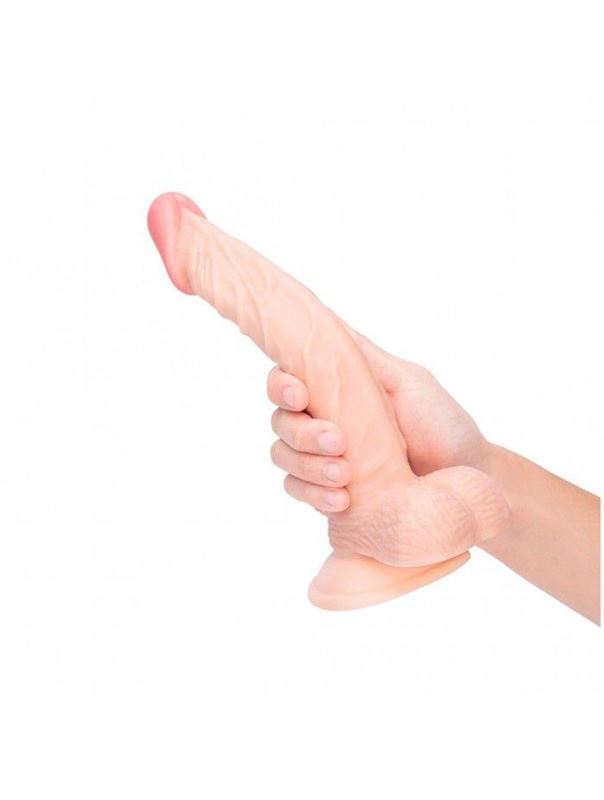 Телесный фаллоимитатор реалистик Pink Vibe (21 см)