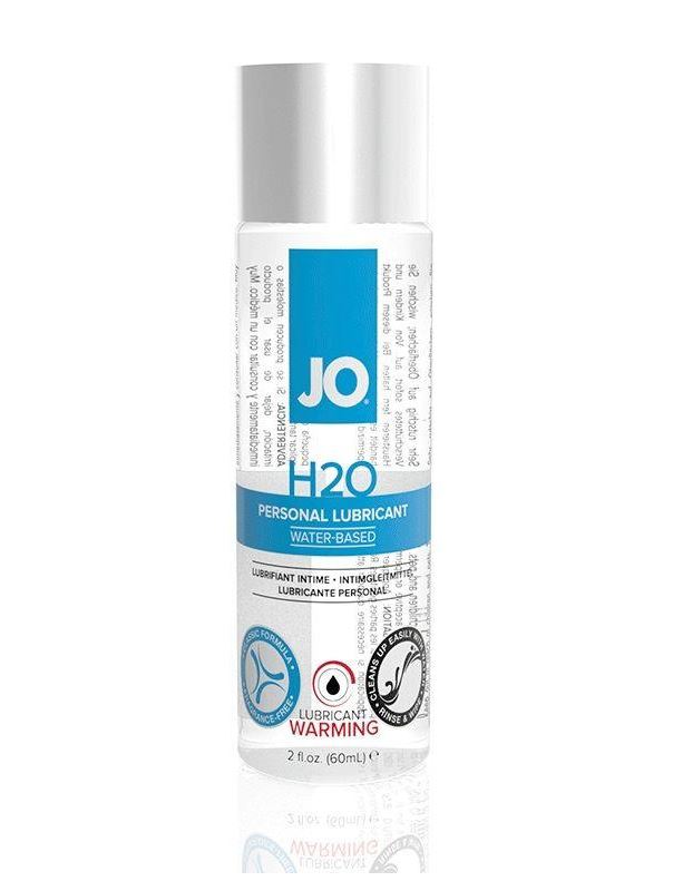 Возбуждающий лубрикант на водной основе JO Personal Lubricant H2O Warming - 60 мл.