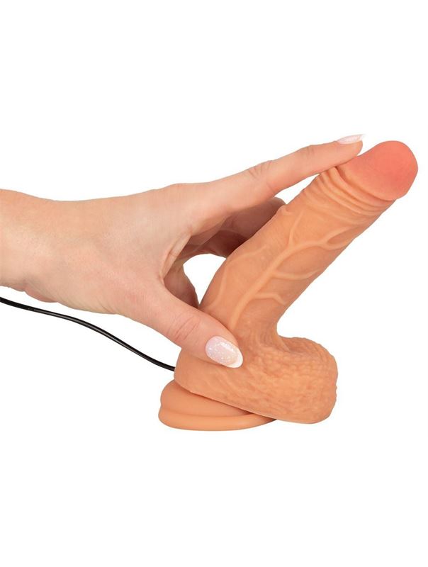 Телесный вибратор реалистик Real Thing Small (18,6 см)