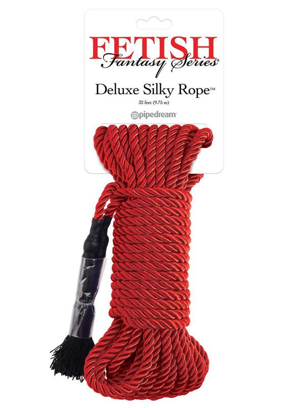 Красная веревка для фиксации Deluxe Silky Rope - 9,75 м.