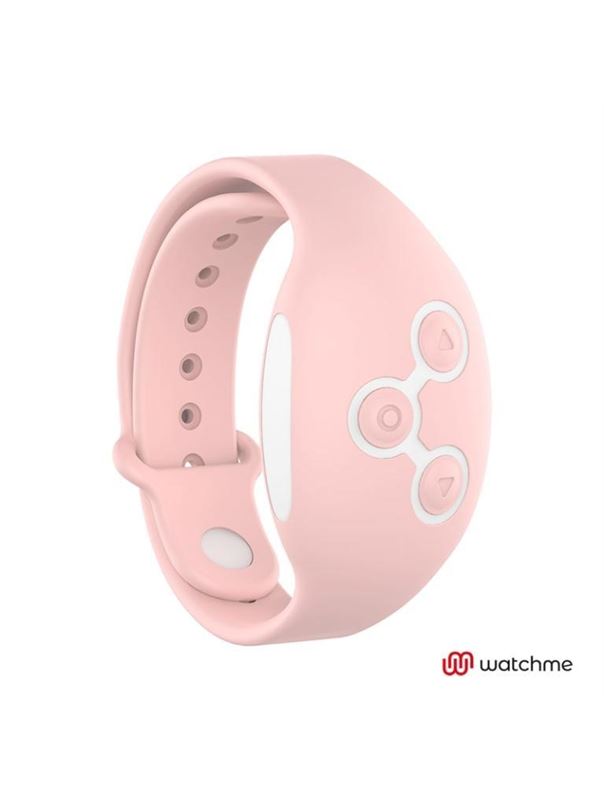Голубое виброяйцо с нежно-розовым пультом-часами Wearwatch Egg Wireless Watchme