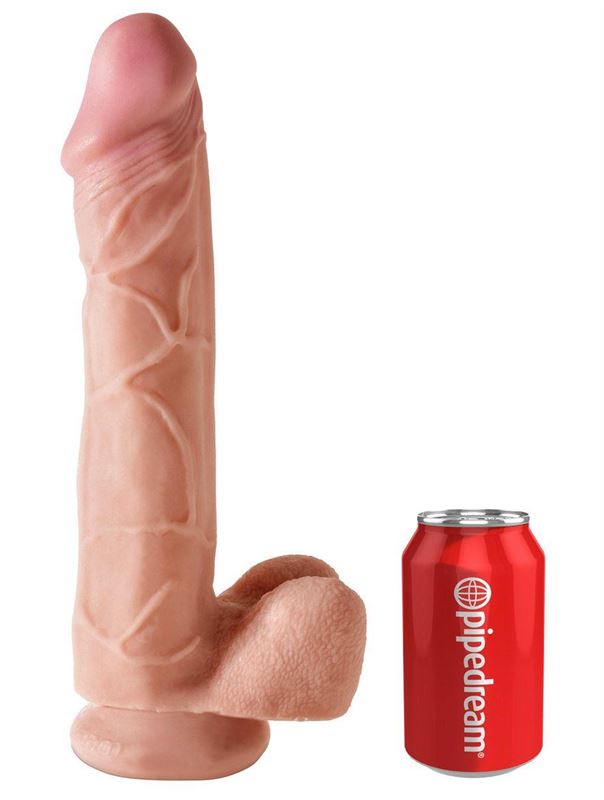 Фаллоимитатор с мошонкой Dual Density 12 Cock with Balls