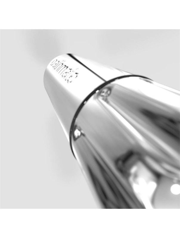 Серебристая перезаряжаемая вибропуля Bathmate - Vibrating Bullet Vibe Chrome