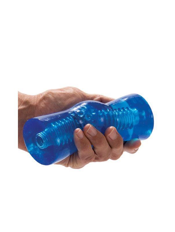 Голубой мастурбатор Climax Gems Aquamarine Hand Job Stroker
