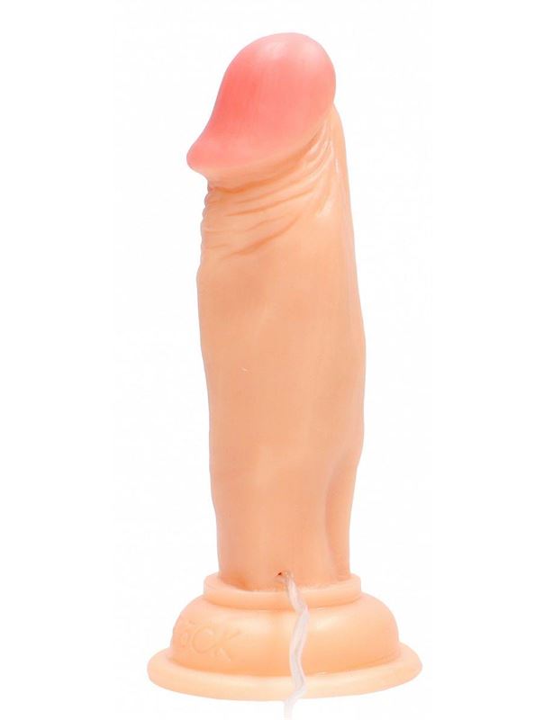 Телесный вибратор реалистик Vibrating Realistic Cock 6" (15 см)