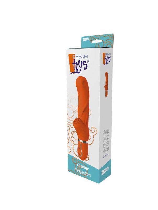 Оранжевый вибратор ORANGE PERFECTION (22 см)