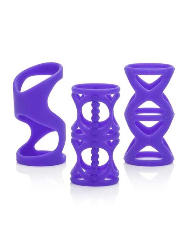 Набор фиолетовых насадок Posh Silicone Lover’s Cages