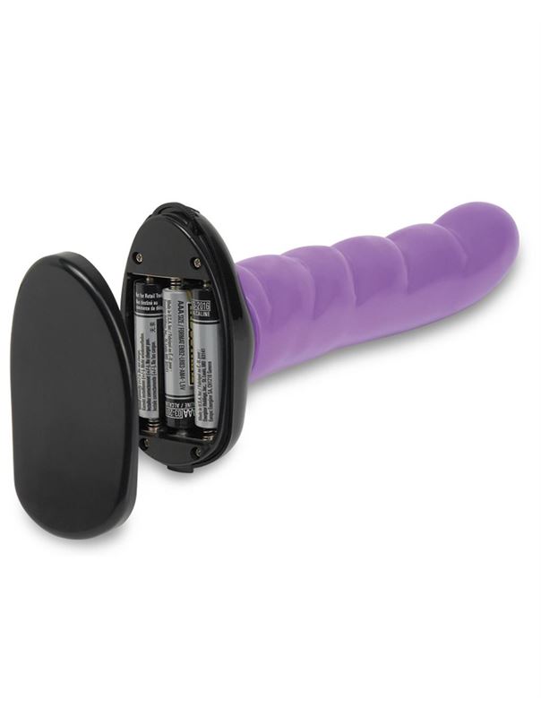 Страпон с вибрацией Twist and Shout Vibrating Strap-On (18 см)
