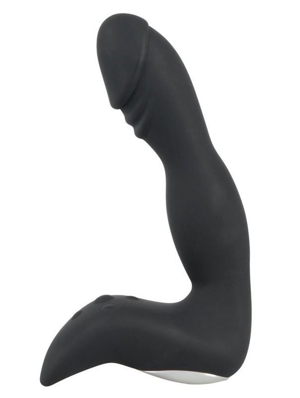 Черный перезаряжаемый вибростимулятор простаты Rechargeable Prostate Stimulator