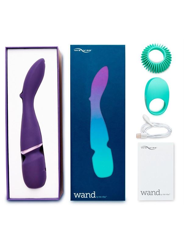 Фиолетовый вибратор-жезл We-Vibe Wand