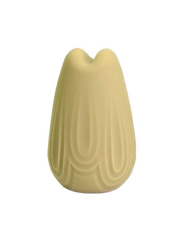 Желтый перезаряжаемый вибратор Vase (7,4 см)