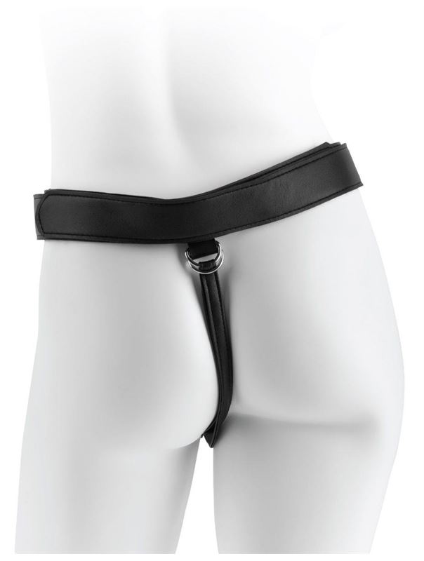 Страпон-система с телесной насадкой 11" Two Cocks One Hole Hollow Strap-On Suspender System (30,5 см)