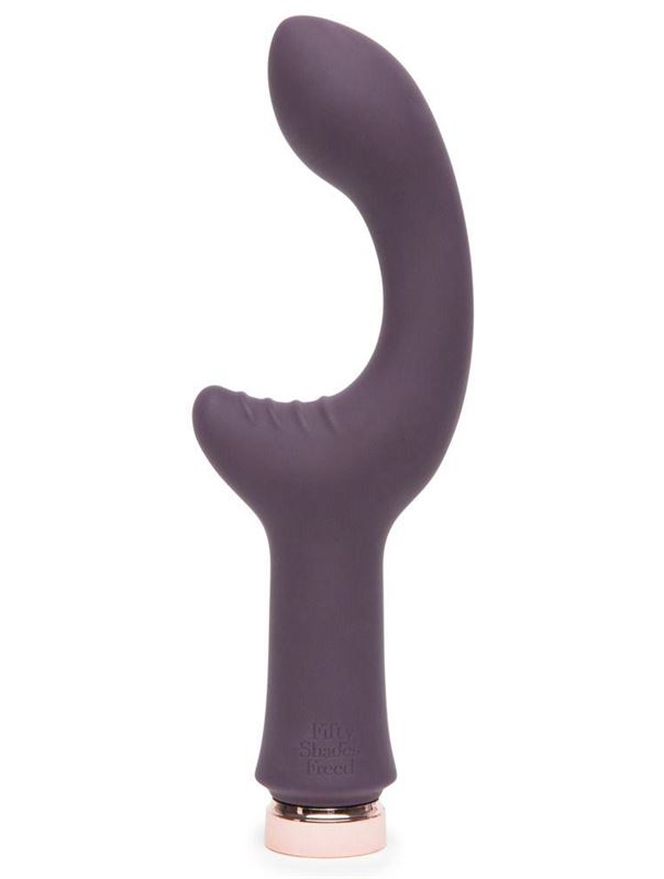 Фиолетовый вибратор Lavish Attention Rechargeable Clitoral G-Spot Vibrator (18,4 см)