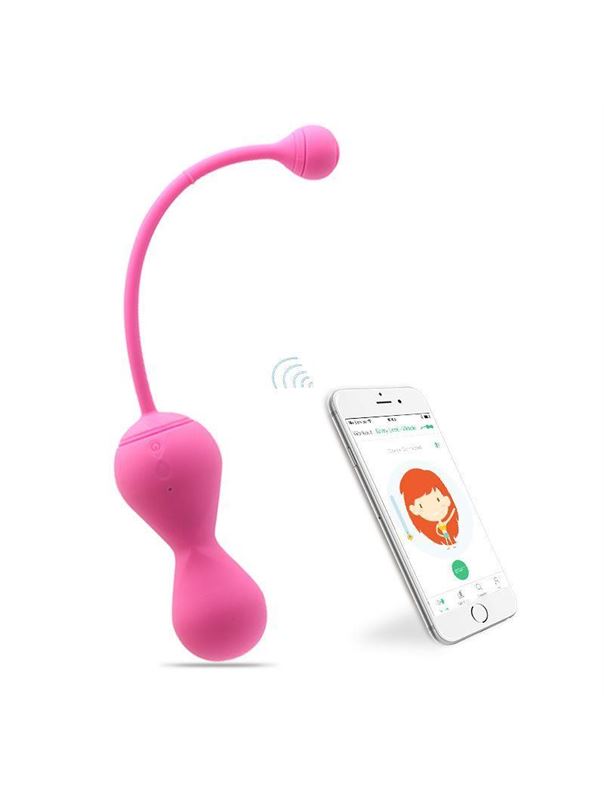Подарочный набор: розовый тренажер Кегеля MAGIC KEGEL MASTER 2 и фиолетовые менструальные чаши