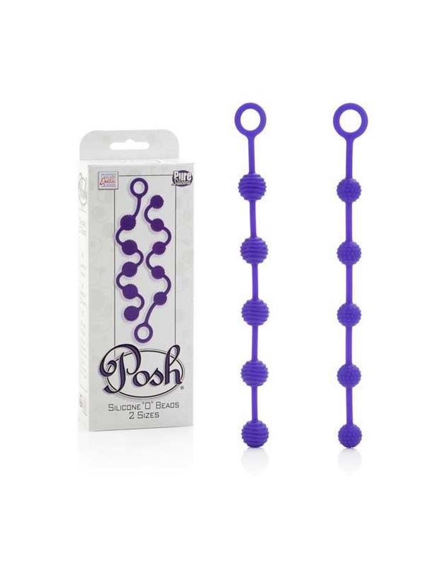 Набор фиолетовых анальных цепочек Posh Silicone O Beads