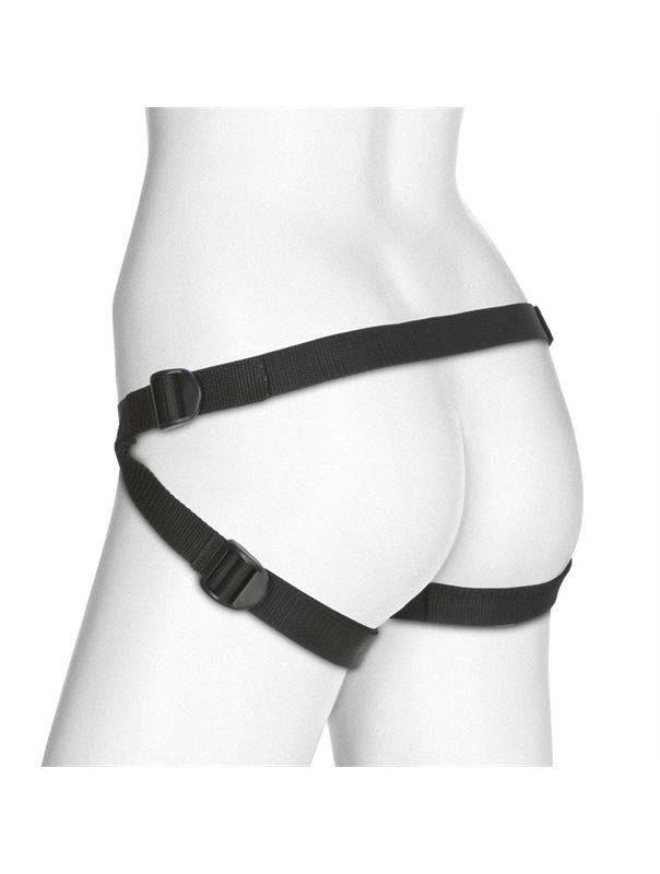 Трусики с двумя плагами Double Penetration Velvet Harness with 2 plug