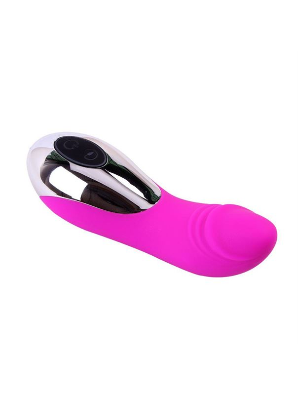Компактный вибратор обтекаемой формы Aquarius Dildos - 14,3 см.