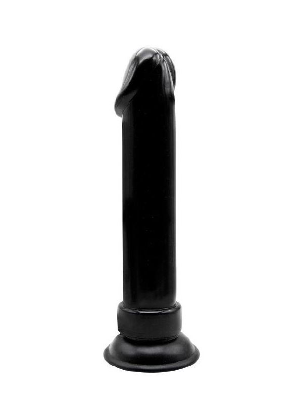 Чёрный анальный фаллоимитатор MENZSTUFF BLACK KNIGHT 9INCH BUTT PLUG - 23 см.