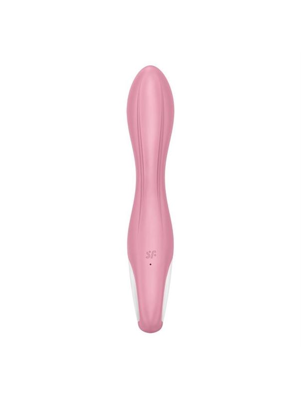Розовый вибромассажер с функцией расширения Air Pump Vibrator 2 (20,9 см)