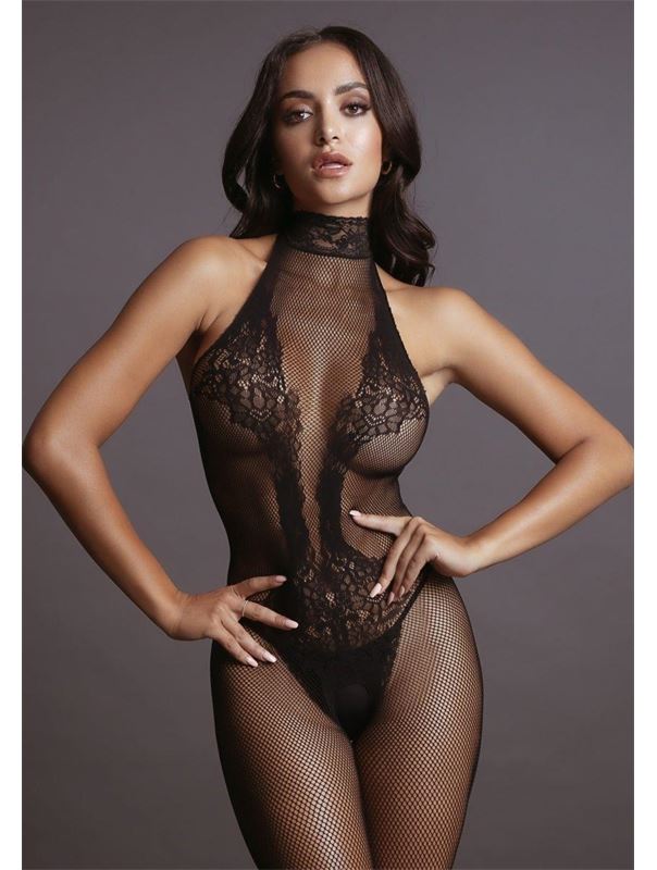 Оригинальный боди комбинезон Fishnet and Lace Bodystocking