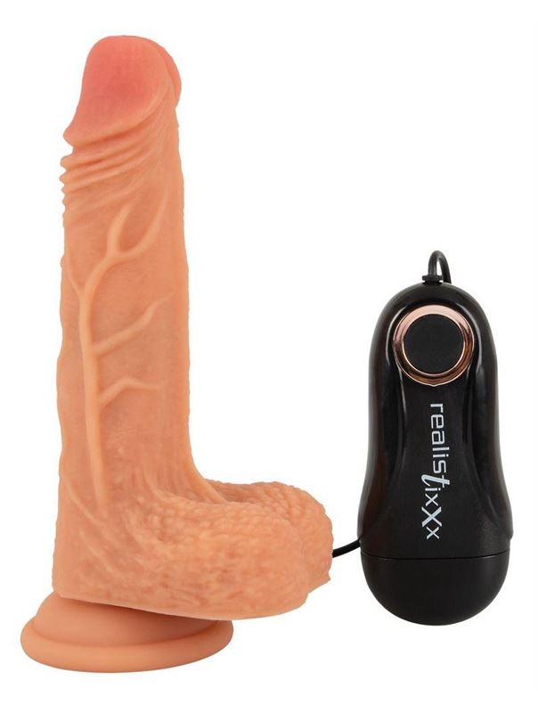 Телесный вибратор реалистик Real Thing Small (18,6 см)
