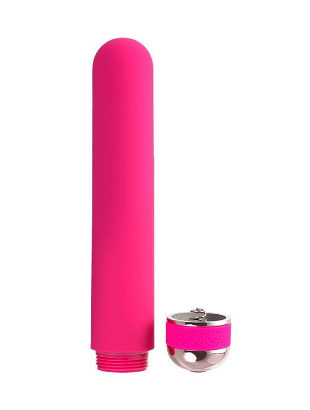 Розовый нереалистичный вибратор Mastick (18 см)