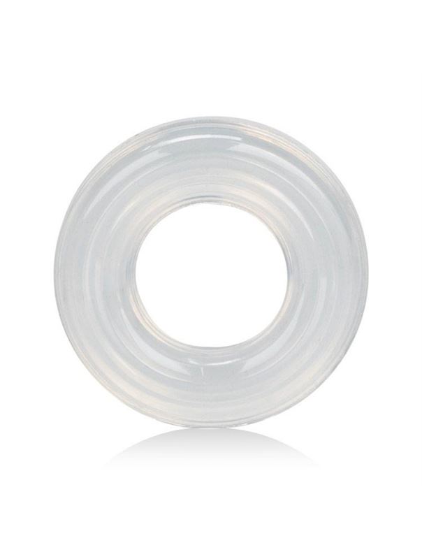 Прозрачное эрекционное кольцо Premium Silicone Ring Large