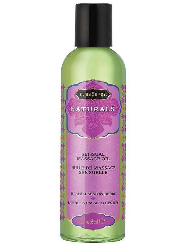 Массажное масло Naturals Island Passion Berry с ароматом тропических фруктов (59 мл)