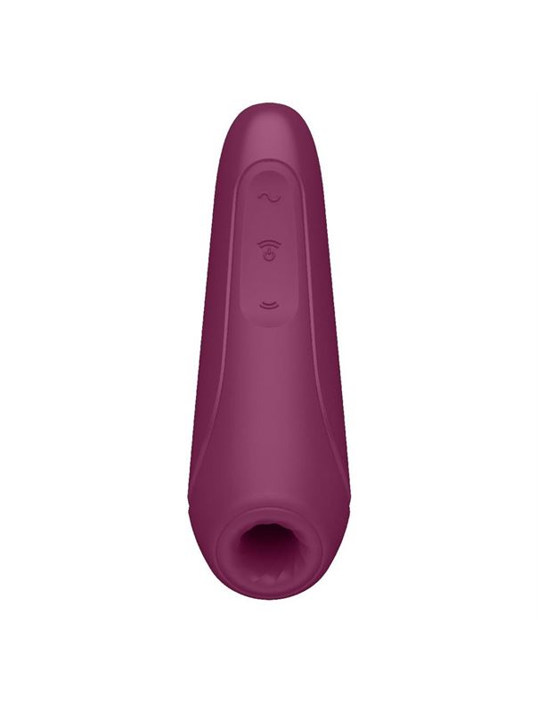 Бордовый вакуум-волновой стимулятор Satisfyer Curvy 1+