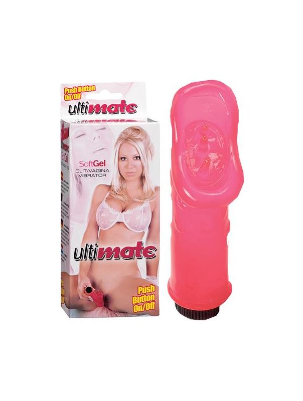 Розовый вибратор-ротик для клитора ULTIMATE VAGINA VIBE PINK