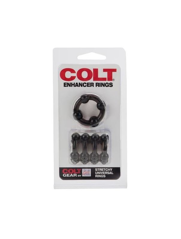 Два дымчатых эрекционных кольца на пенис COLT Enhancer Rings