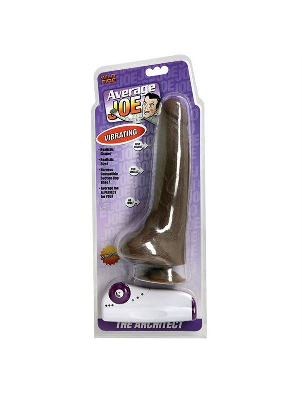 Вибратор-мулат Average Joe The Doctor Marcus Vibrating - 17 см.
