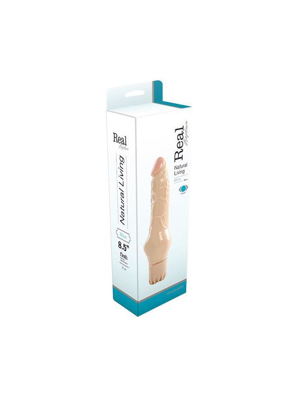 Реалистичный вибромассажёр REALISTIC VIBRATOR REAL RAPTURE BILLOW - 21 см.