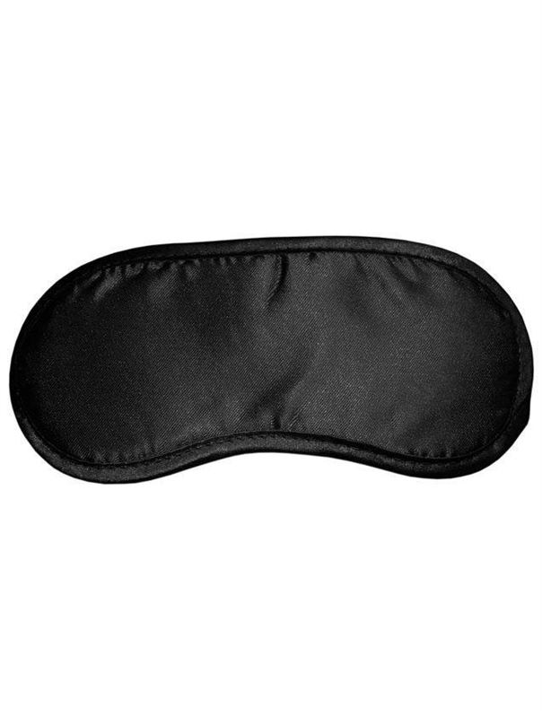 Чёрная маска на глаза Satin Blindfold