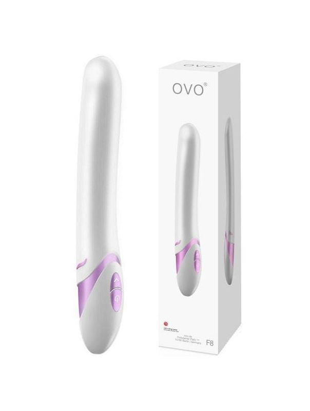 Вибратор розовый OVO F8 (20 см)