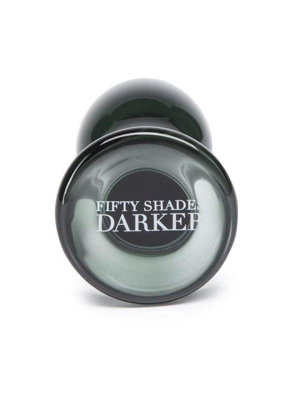 Стеклянная анальная пробочка DARKER SOMETHING DARKER GLASS BUTT PLUG - 10,7 см.