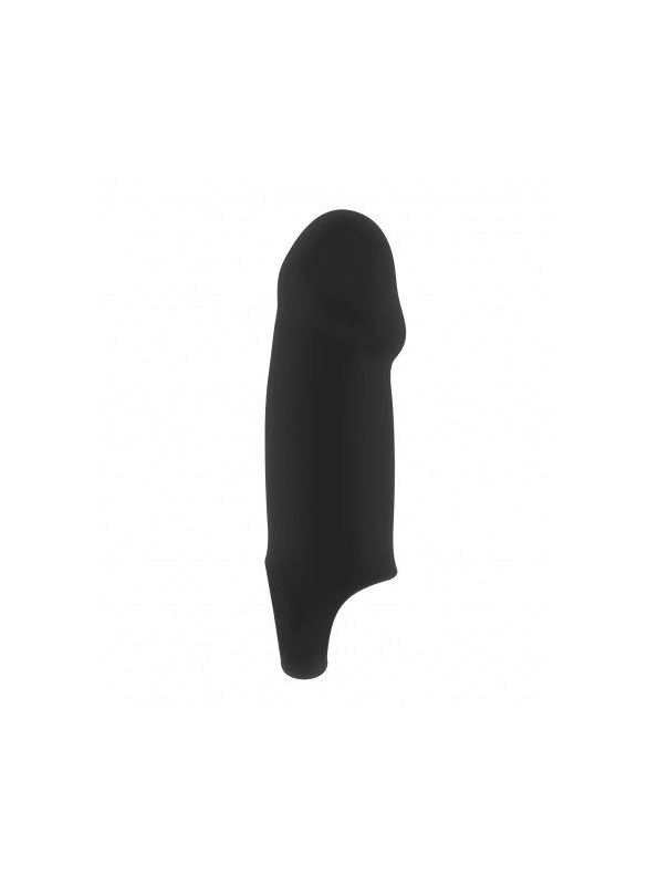 Чёрная насадка Stretchy Thick Penis Extension No.37 