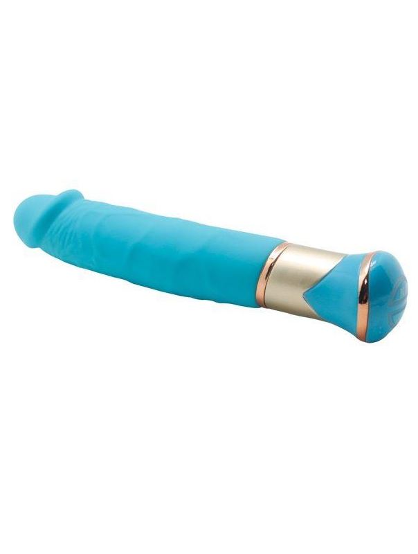 Голубой вибратор ECSTASY Deluxe Rowdy Dong (21,5 см)