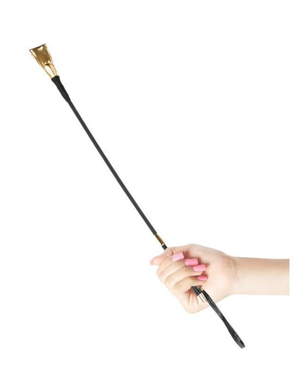 Чёрный с золотом стек Riding Crop (67 см)