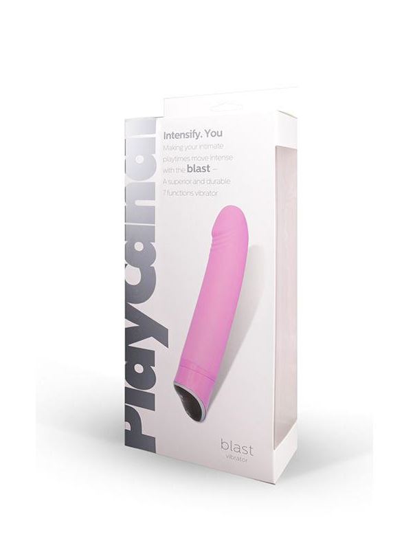 Розовый вибратор PLAY CANDI BLAST PINK - 17 см.