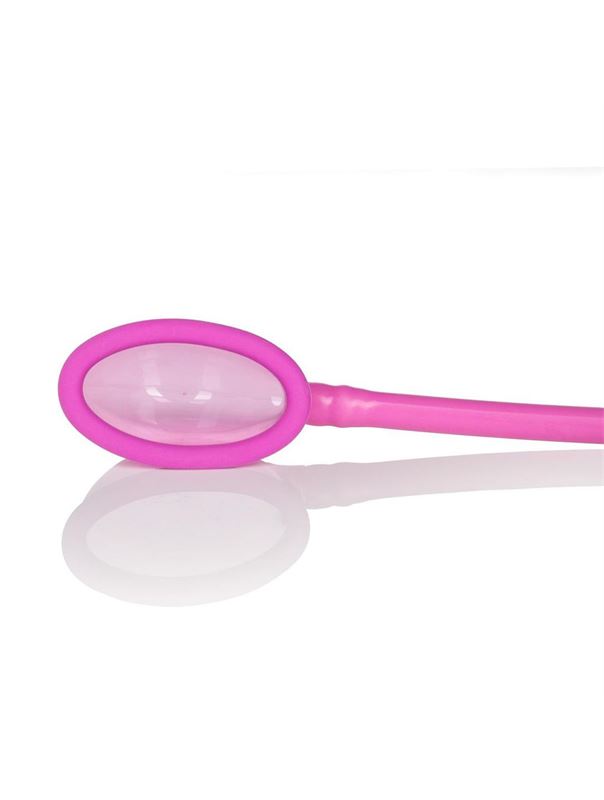 Розовая помпа для клитора Mini Silicone Clitoral Pump