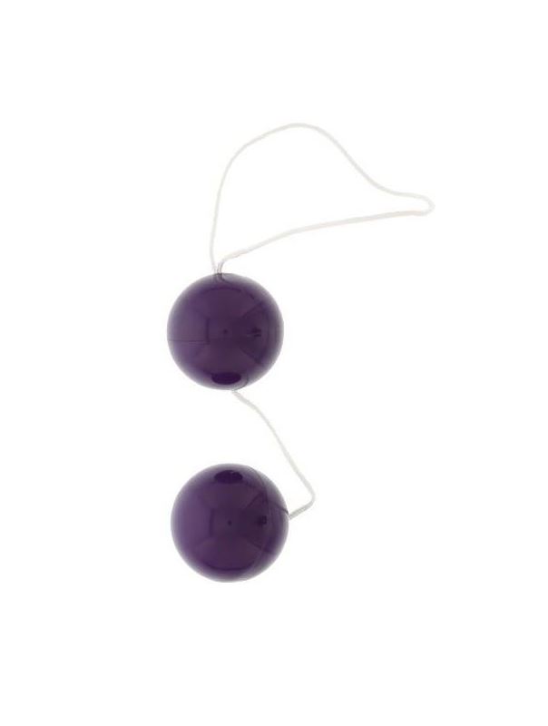 Фиолетовые вагинальные шарики Vibratone DUO BALLS