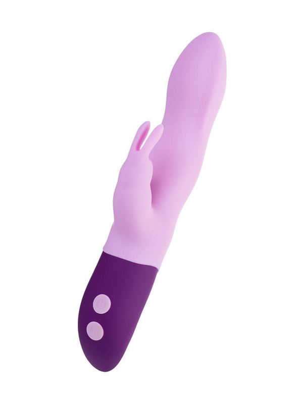 Сиреневый вибратор кролик Hello Rabbit (24,5 см)