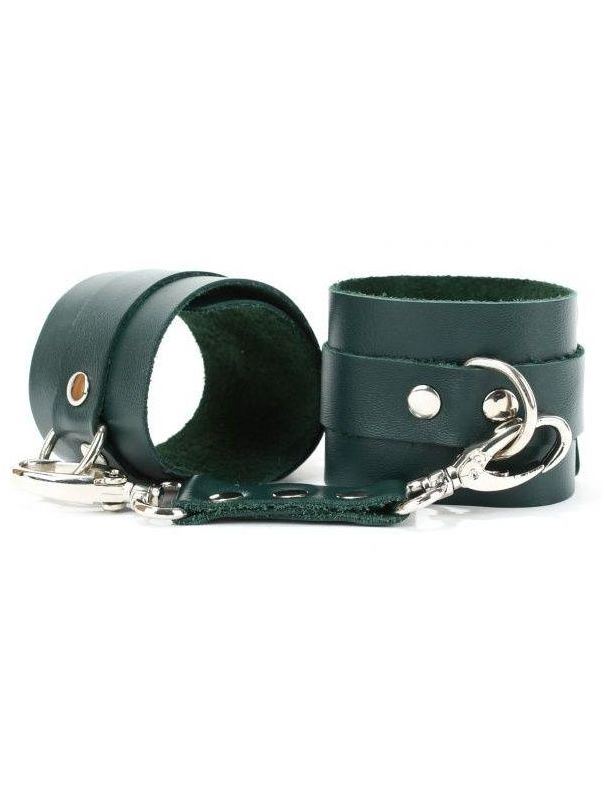 Наручники изумрудного цвета Lady's Arsenal Emerald Handcuffs