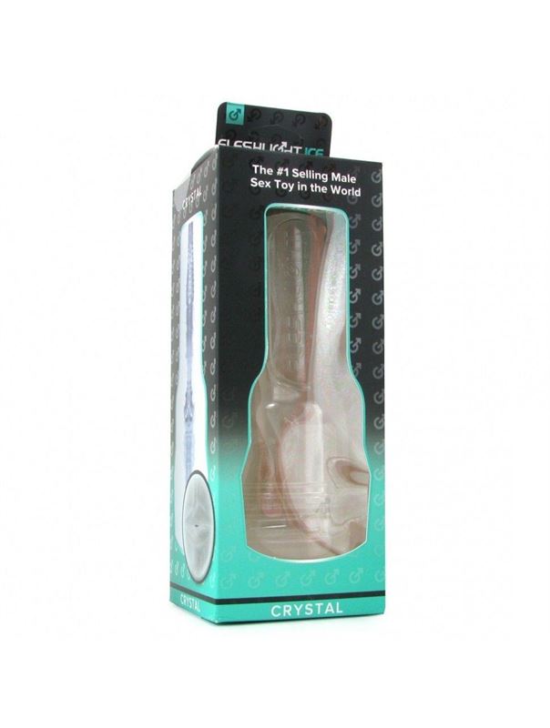 Прозрачный мастурбатор-ротик Fleshlight - Ice Mouth Crystal
