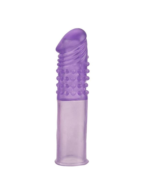 Фиолетовая насадка-удлинитель Mega Stretch - Penis Extension (16,5 см)