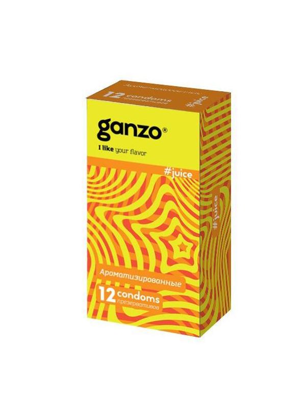 Ароматизированные презервативы Ganzo Juice (12 шт)