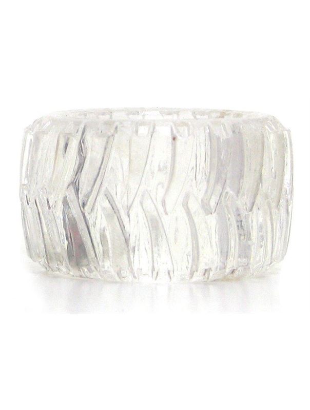 Прозрачная эрекционная шина TREADS MENS RING WIDE
